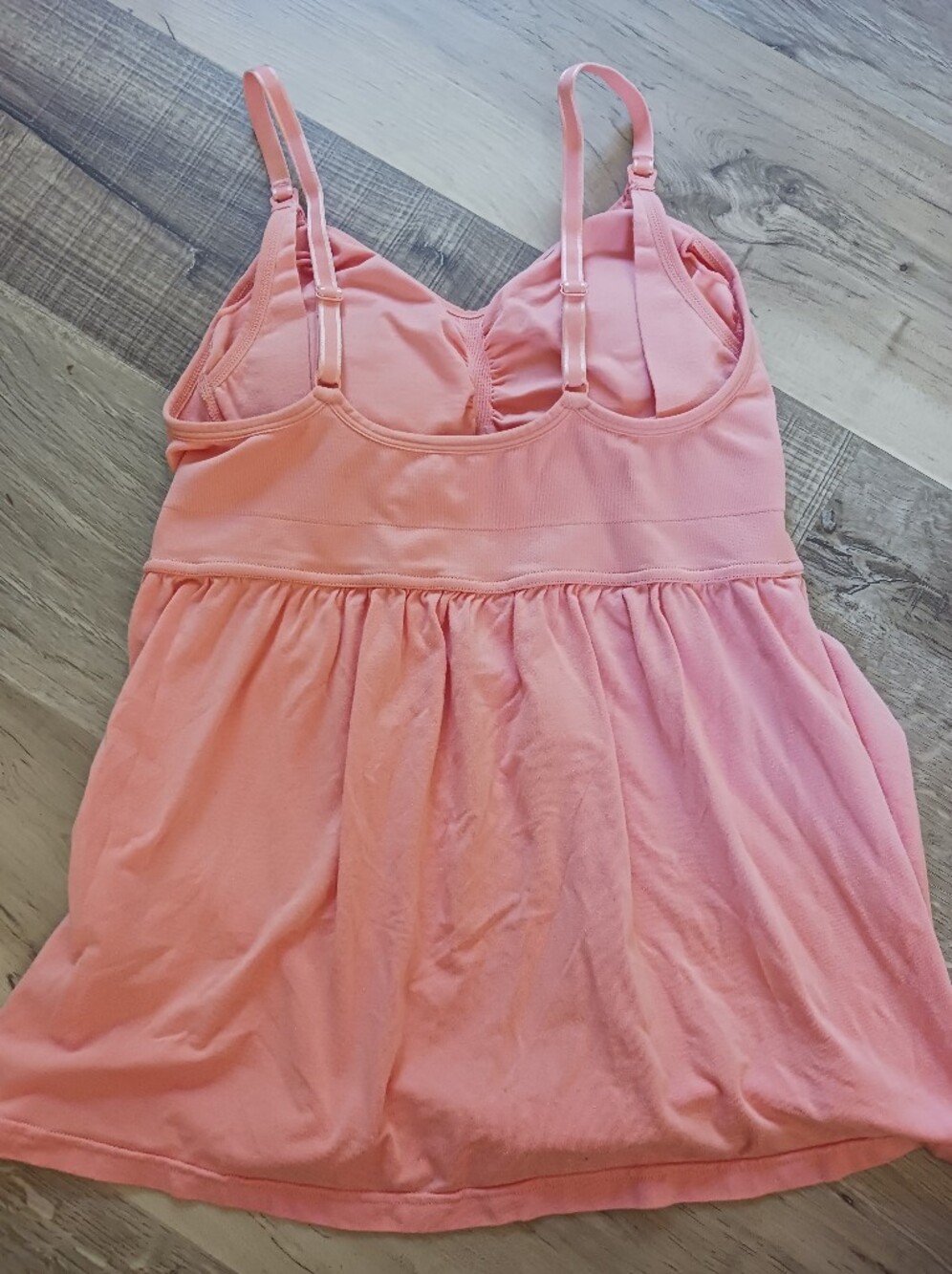 EUC Motherhood Maternity Pale Pink Sleeveless Nursing Tank - Picture 2 of 5